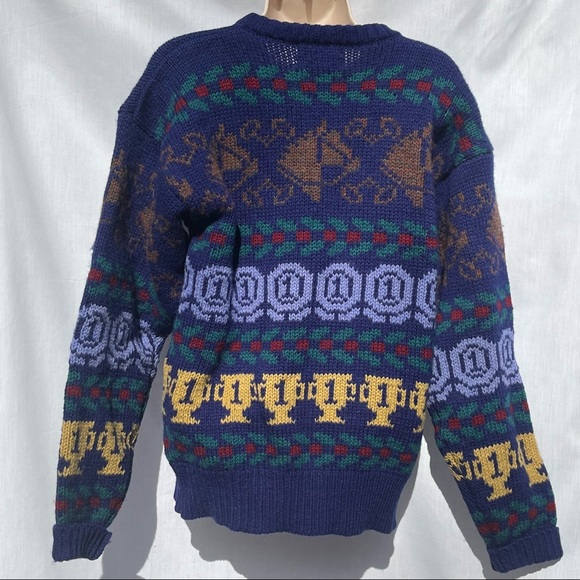 Vintage Miller’s Sportific Kristin Collection Horse Equestrian Wool Sweater - M - Picture 2 of 16